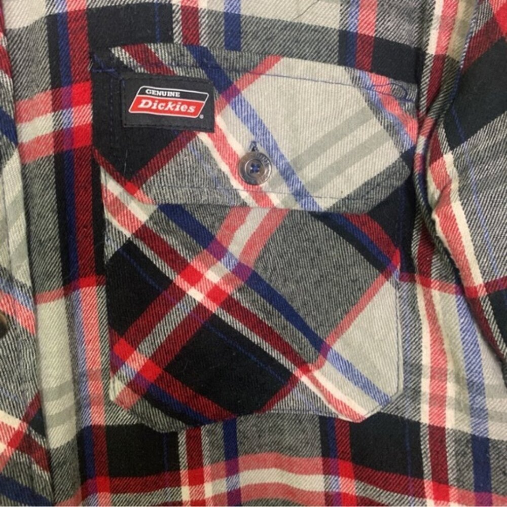 Dickies Plaid Quilted Shirt Jacket - Picture 5 of 7